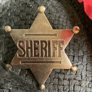Gold Sheriff Badge